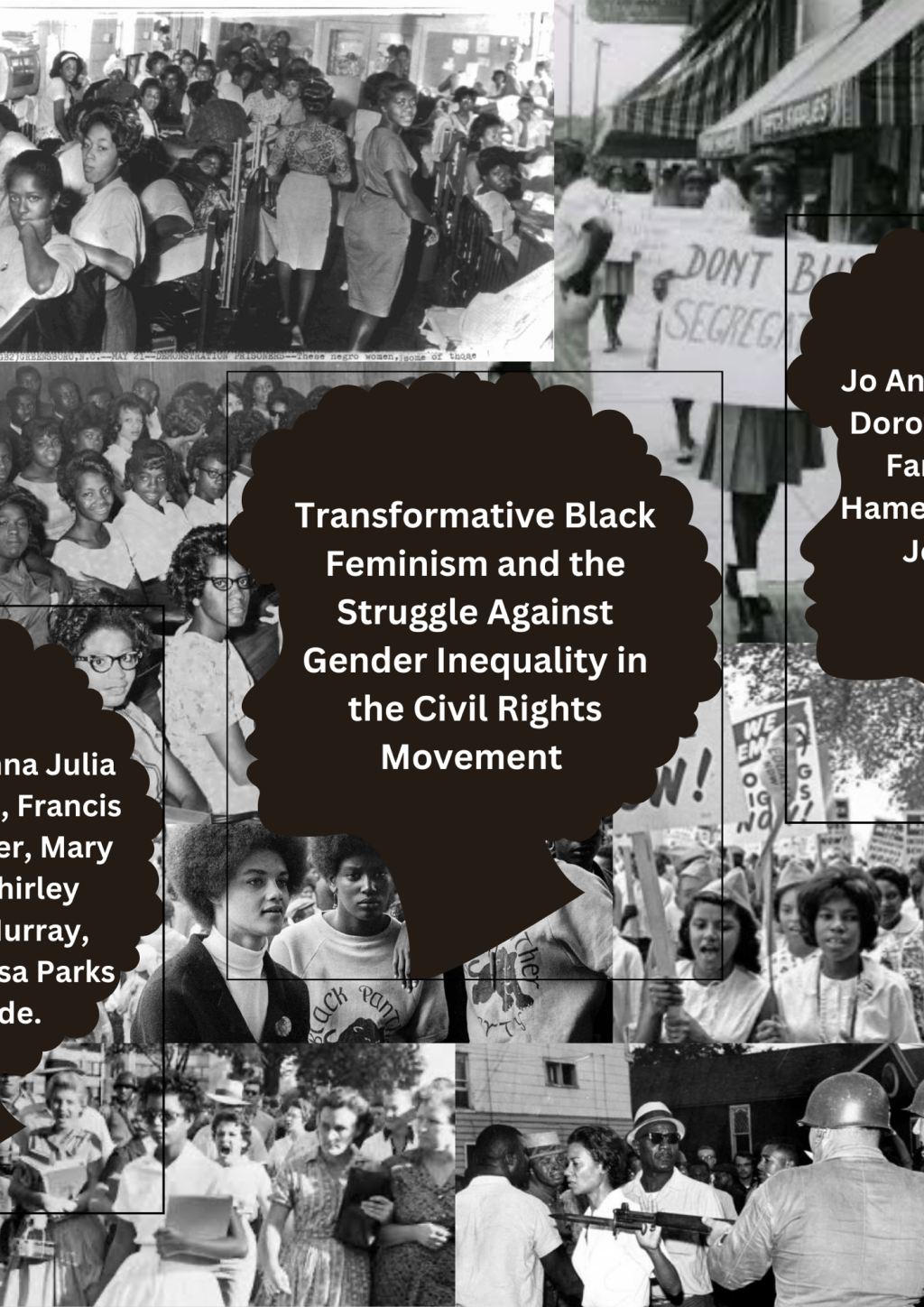 Transformative Black Feminism and the Struggle Against Gender Inequality in the Civil Rights Movement 